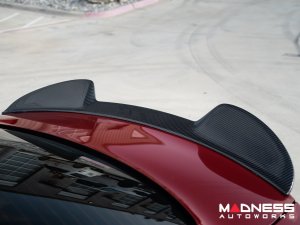 Alfa Romeo Giulia Trunk Spoiler - Carbon Fiber - GTA Style - Scratch & Dent